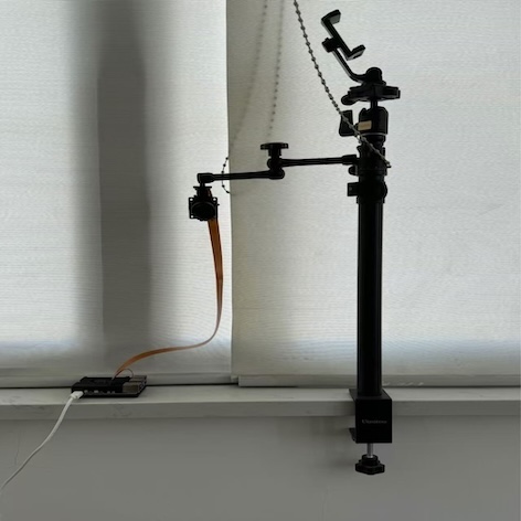 Photo of the sunset on the beach